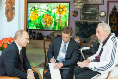 Recibió Fidel al Presidente Putin