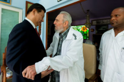 Recibió Fidel al Presidente de la República Popular China