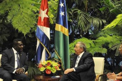 Recibió Raúl al Primer Ministro de Islas Salomón