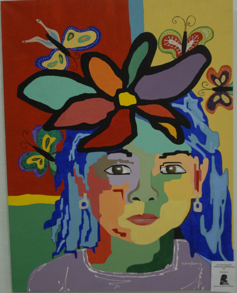 Exposición de pintura "Soy una mujer que pienso", de la artista cubana Martha Beatriz. Palacio de los Torcedores, municipio Centro Habana, La Habana. 21 de agosto de 2014. Foto: Agustín Borrego Torres.