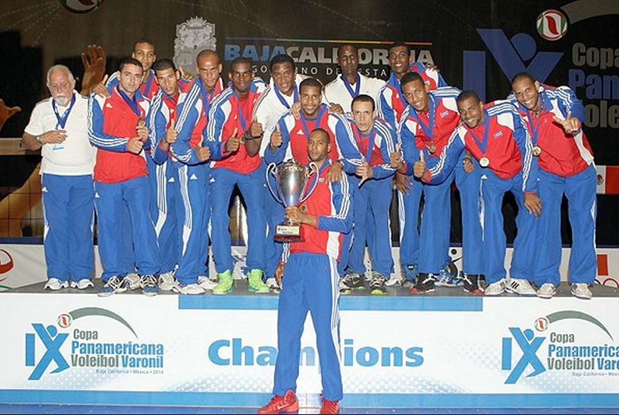 Cuba ganó la IX Copa Panamericana de voleibol, rama masculina