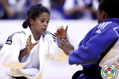 Dayaris y Janier: judocas frente a la grabadora