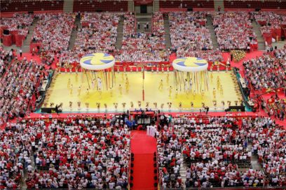 Espectacular apertura del Mundial de Voleibol en Polonia (m)