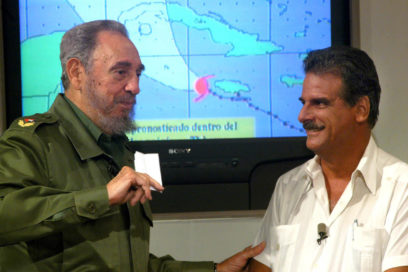 Con Fidel en días y noches de huracán