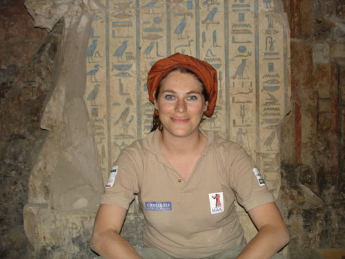 La egiptóloga Milagros Álvarez Sosa, directora Misión Arqueológica Canaria –Toscana. Foto: Diario de Avisos