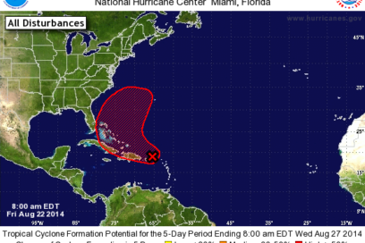 Alerta de inundaciones en Puerto Rico por el paso de una onda tropical