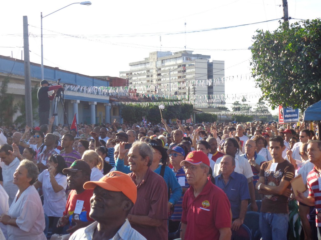La provincia de Pinar del Río ganó por segundo año consecutivo la condición de vanguardia nacional y fue sede del acto como reconocimiento por sus logros. Foto: Eduardo González