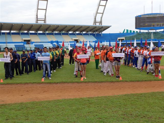 Equipos participantes en softbol de la prensa