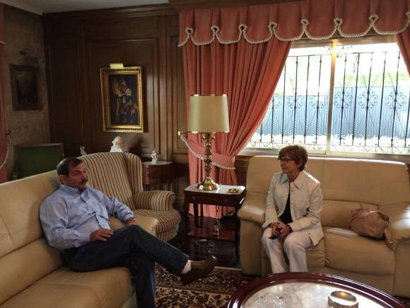 Fernando González Llort en Madrid. Foto: Embajada de Cuba en España