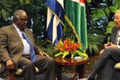 Recibió Raúl al Presidente de la República de Namibia