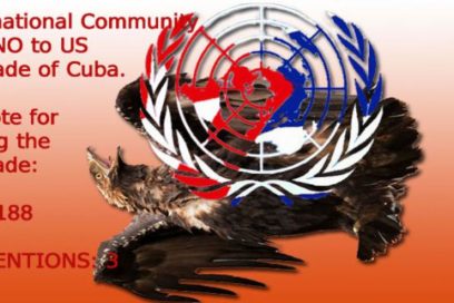 UN General Assembly Overwhelmingly Votes Against U.S. Blockade of Cuba