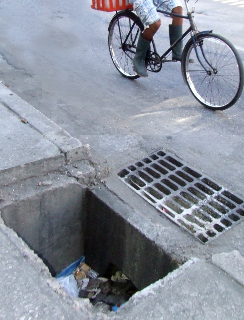 ¡Pobre de quien caiga aquí! Foto: Heriberto González