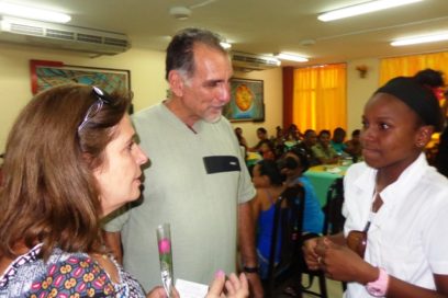 René y Olguita entre los del Guaso
