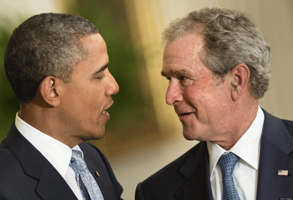 En EE. UU. han izado la bandera de la libertad de expresión, pero enmudecen cuando se trata de sus suciedades. El período de W. Bush fue una evidencia procaz, pero con Obama ha sido más la idea del cambio que el cambio mismo.