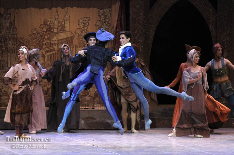 El Ballet Nacional de Cuba interpretó en la gala inaugural Shakespeare y sus máscaras de Alicia Alonso a partir de la tragedia Romeo y Julieta.
