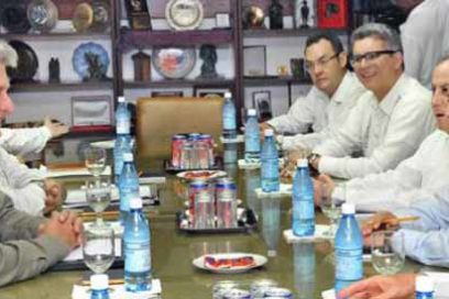 Recibió Miguel Díaz-Canel al presidente del Partido Revolucionario Institucional de México