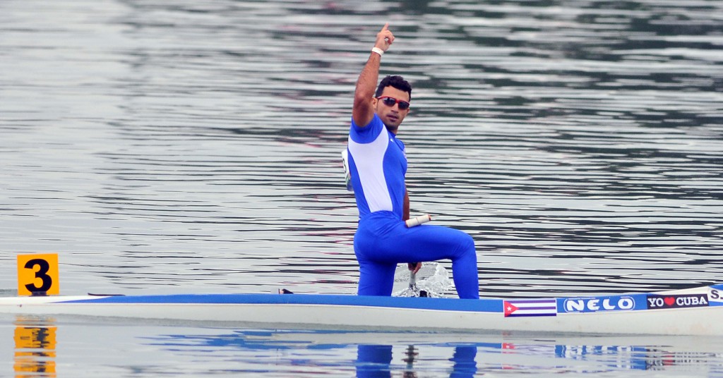 Serguei Torres, primer campeón de Cuba en los XXII Juegos Centroamericanos y del Caribe. Foto: Ricardo López Hevia