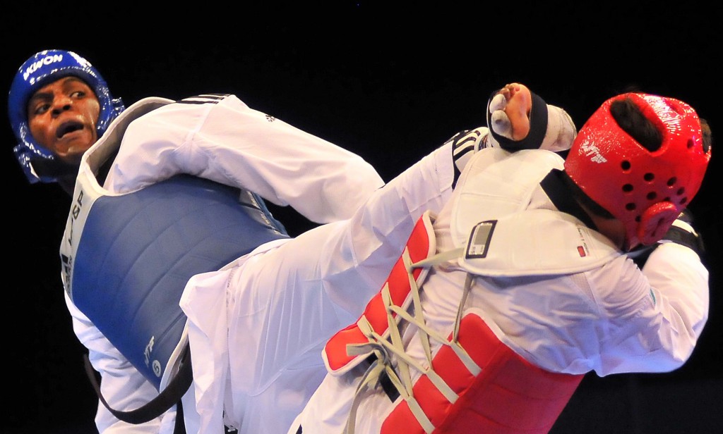 Robelis Despaigne dio una disertación de buen taekwondo. Foto: Ricardo López Hevia