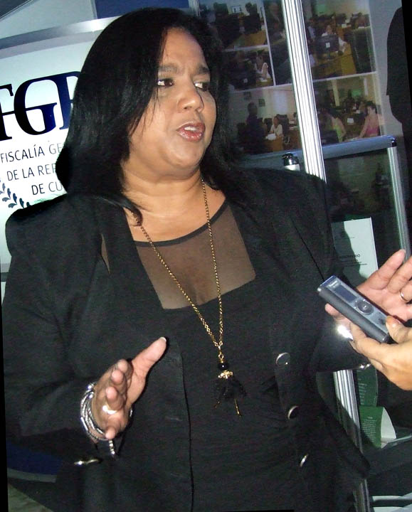 Dra. Mayda Goide Pierre Profesora Titular de Derecho Penal. Decana de la facultad de derecho de la Universidad de La habana y Presidenta de la Sociedad Cubana de Ciencias Penales de Cuba (Foto: Heriberto González)