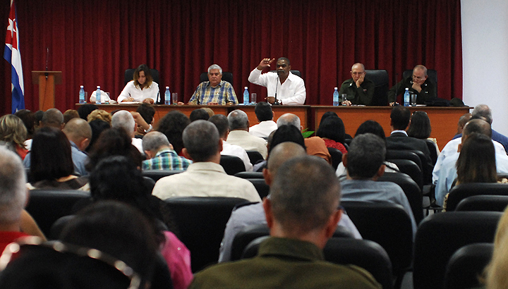Remigio Ferro subrayó que si bien uno de los conceptos básicos de esta actividad es que la misión fundamental corresponde a los tribunales, no es ni puede ser solamente de esas instancias. Foto: Heriberto González Brito