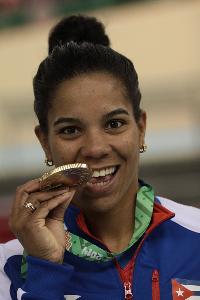 Lisandra Guerra fue la reina absoluta de la velocidad entre las damas. Foto: Otmaro Rodríguez.