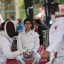Figueroa (al centro) y Velázquez estuvieron mal en la prueba ecuestre y terminaron segundos en el relevo masculino. Foto: Otmaro Rodríguez