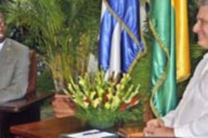 Recibe Miguel Díaz-Canel a Primer Ministro de Guinea Bissau