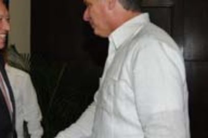 Recibió Díaz-Canel al Canciller de España