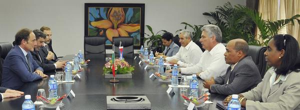 CUBA-LA HABANA-RECIBE DÍAZ-CANEL AL CANCILLER DE PORTUGAL