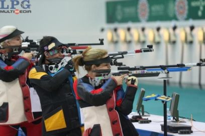 Eglys y equipo de pistola (m) disparan dorado