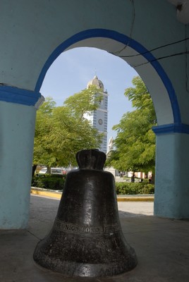 La altura concebida inicialmente fue de 40 metros, pero algunas descargas eléctricas afectaron su cúpula y se erigió con solo 30 (Foto: Vicente Brito)