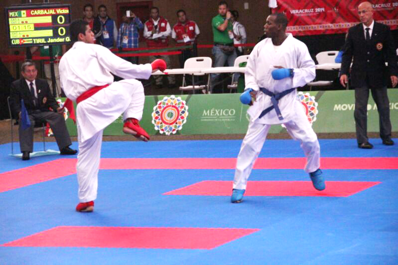 Jander Guillermo Tirin consiguió una de las dos medallas de plata para Cuba.