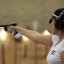 Laina Pérez formó parte del equipo de campeonas cubanas en la pistola de aire a 10 metros.