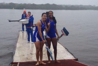 Cuba manda en doble par de remos cortos