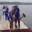 Aimé Hernández (izquierda) y Yariulbis Cobas abrieron la senda dorada al ganar con tiempo de 6:20.33 minutos.