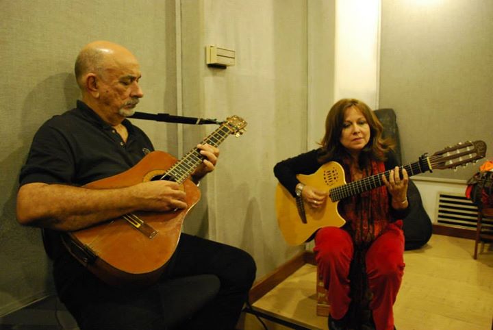 Liuba María Hevia con Pancho Amat