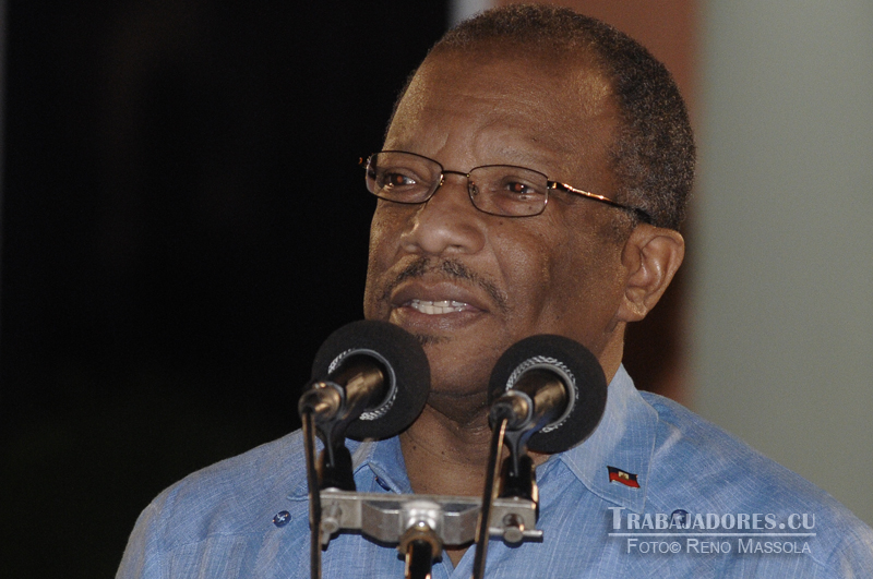 Duly Brutus, ministro de Asuntos Extranjeros y de Cultos de Haiti