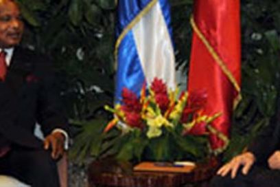 Recibió Raúl al Presidente de la República del Congo