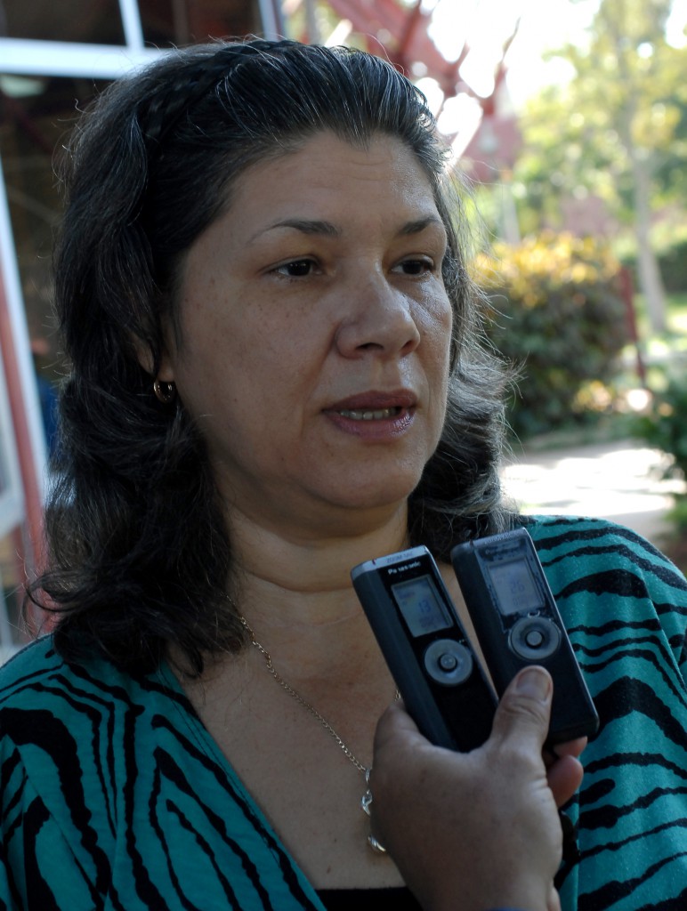 "Los crecimientos del Mindus también están basados en el aprovechamiento de las capacidades existentes, en la explotación plena de las inversiones ejecutadas en períodos anteriores y en la sustitución de importaciones", expresó Juana María Pantoja, directora de Control y Análisis del Ministerio de Industrias (Mindus). Foto: Heriberto González.