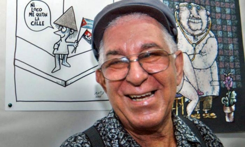 Rene de la Nuez - El Loquito - Caricatura - Cuba