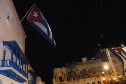 The Party of the Flag in Santiago de Cuba