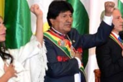 Evo Morales juramenta su tercer mandato