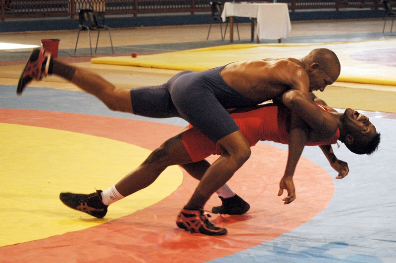 Reinier Lescay (SCU) fue el campeón en los 71 kilos. Foto: César A. Rodríguez