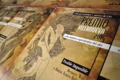 Críticos teatrales cubanos otorgan Premios Villanueva 2014