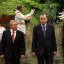 Los presidentes de Cuba, Raúl Castro, y de Turquía, Recep Tayyip Erdogan, pasan revista a las tropas formadas para la ceremonia oficial de recibimiento en el Palacio de la Revolución de La Habana (Cuba), hoy miércoles 11 de febrero de 2015. Foto: EFE