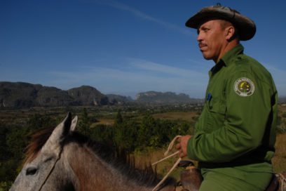 Guardabosques en el Valle de Viñales