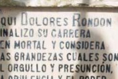 Dolores Rondón: Certezas