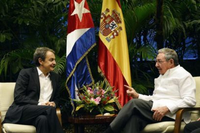 Recibió Raúl a José Luis Rodríguez Zapatero