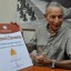 Rosendo Agüero estuvo entre las personalidades que fueron reconocidas por los 500 años de la fundación de la Villa del Puerto del Príncipe, lauro que le fue otorgado por sus aportes a la cultura camagüeyana. Foto: Otilio Rivero
