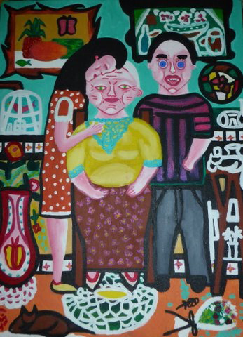 En sus trabajos, Clara denota un universo iconográfico más elaborado.
